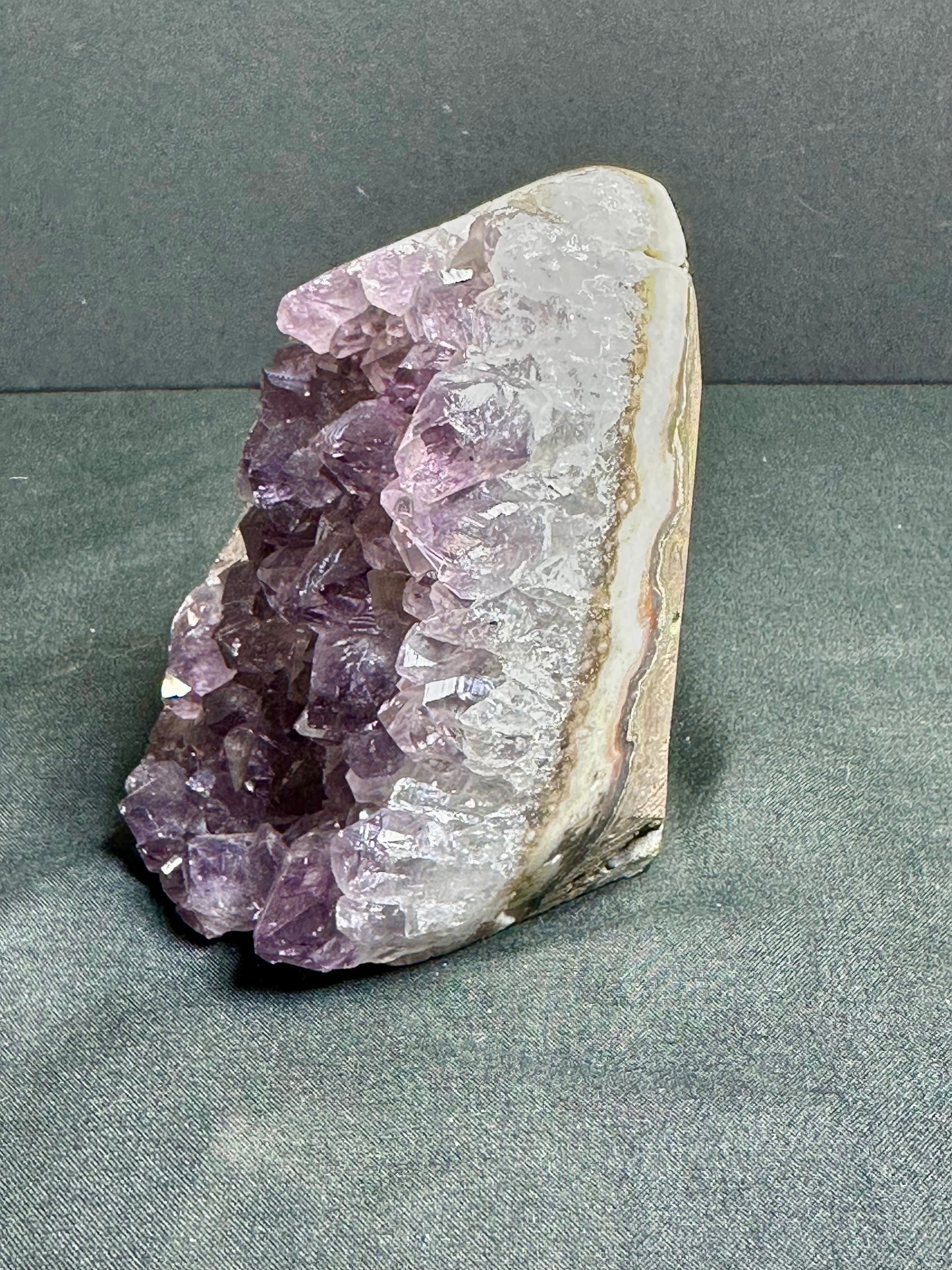 Amethyst Cut Base Geode Cluster
