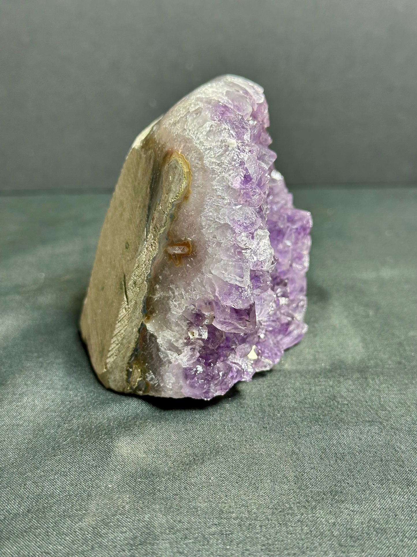 Amethyst Cut Base Geode Cluster