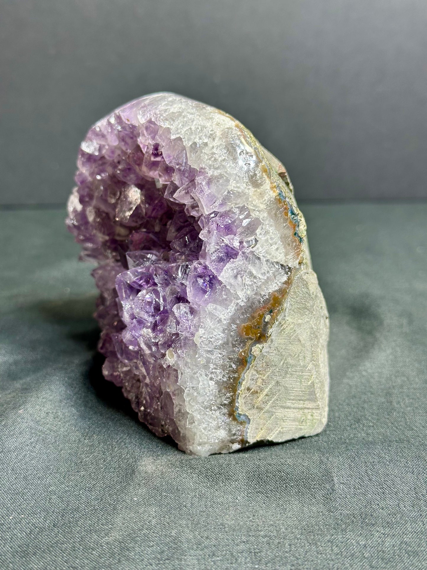 Amethyst Cut Base Geode Cluster