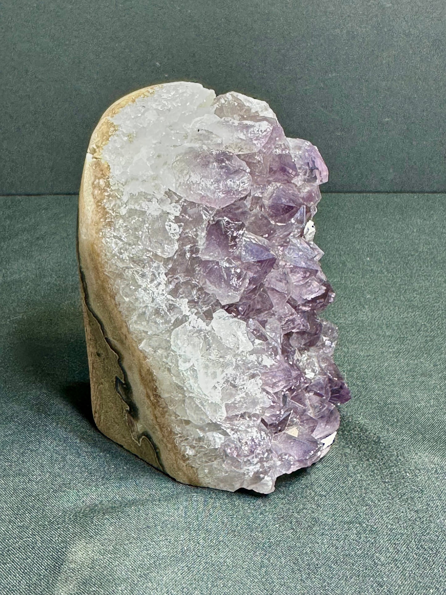 Amethyst Cut Base Geode Cluster