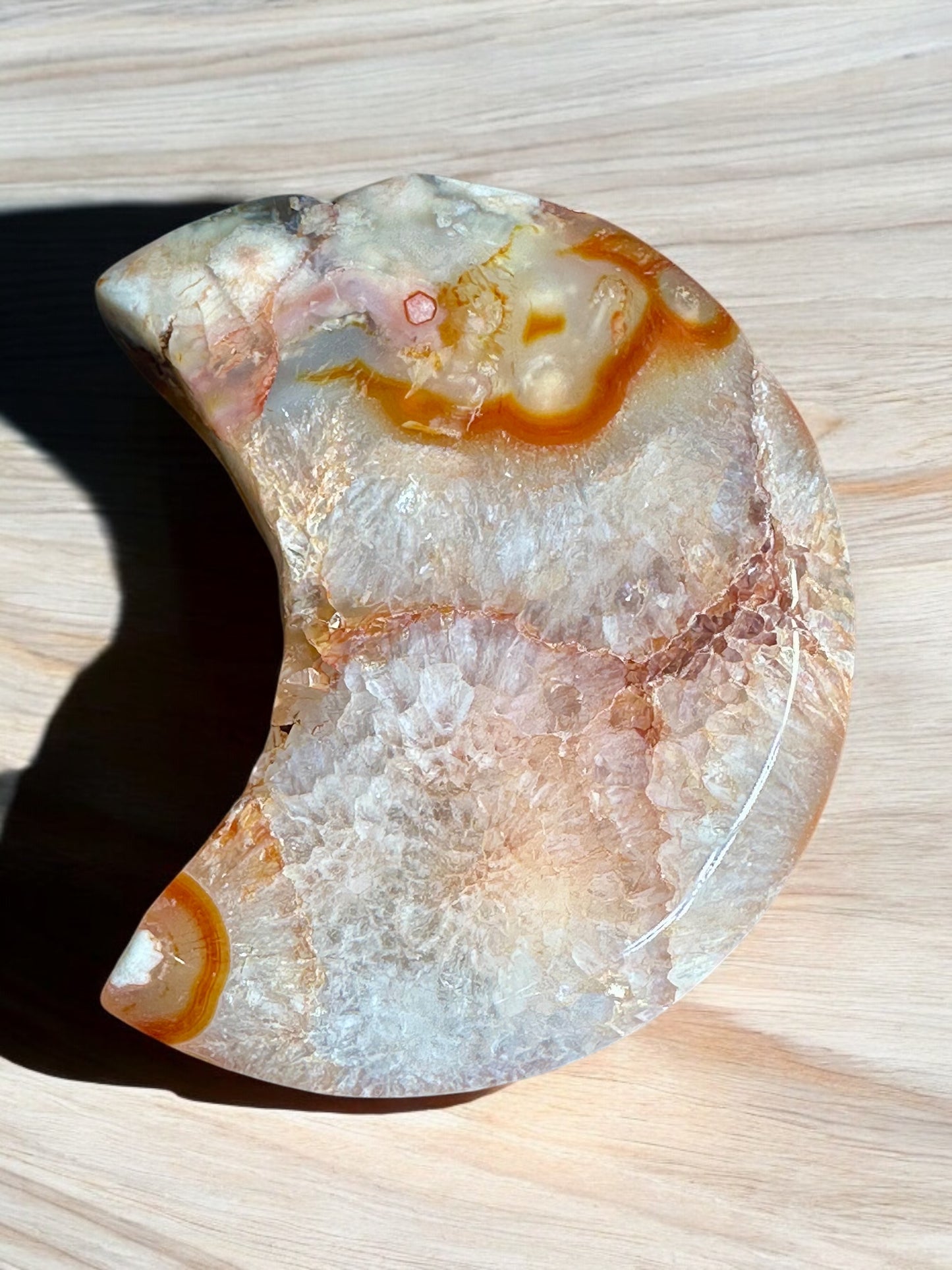 Carnelian/Red Agate Moon