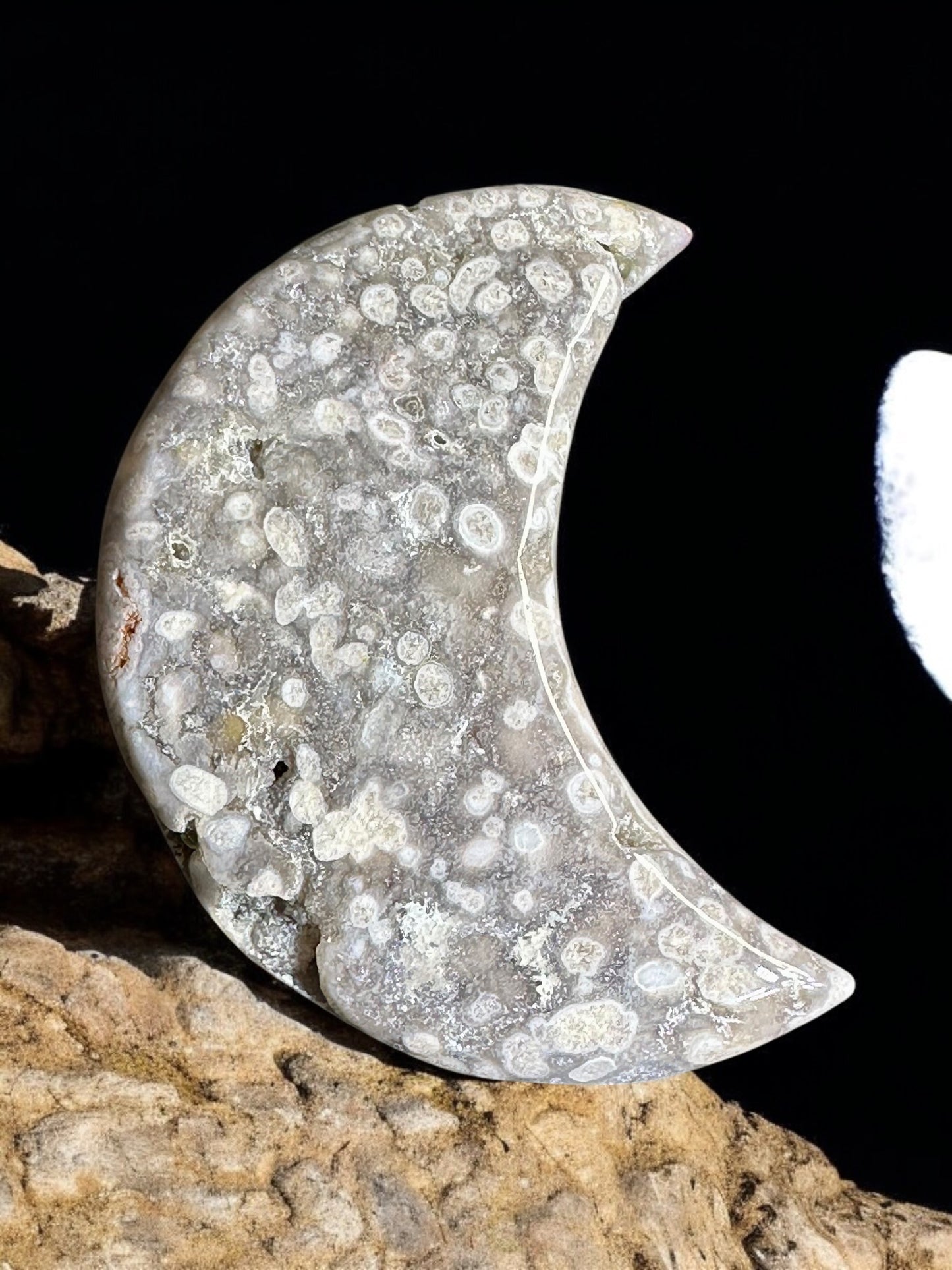 Flower Agate Moon