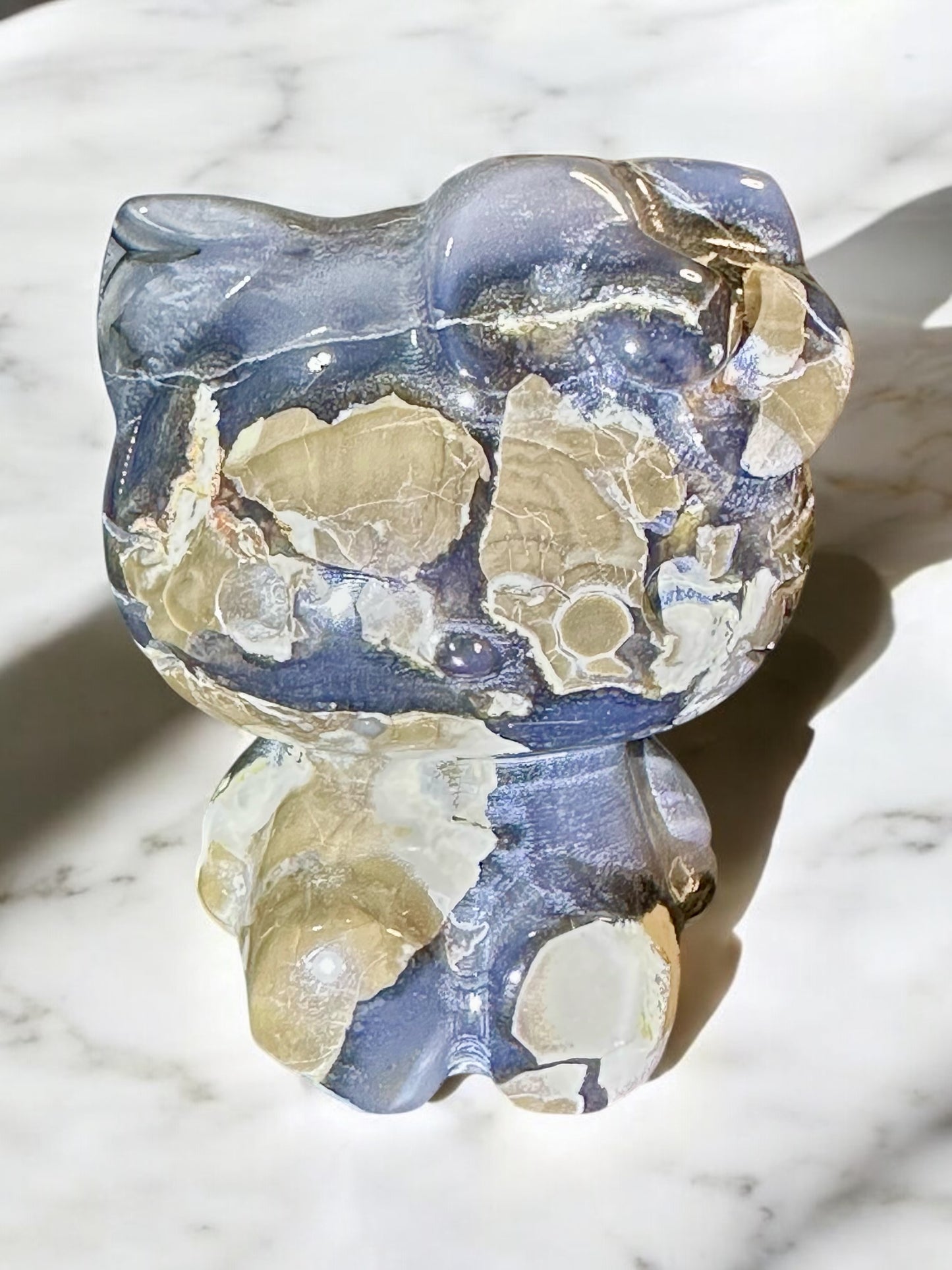 Volcanic Agate Hello Kitty