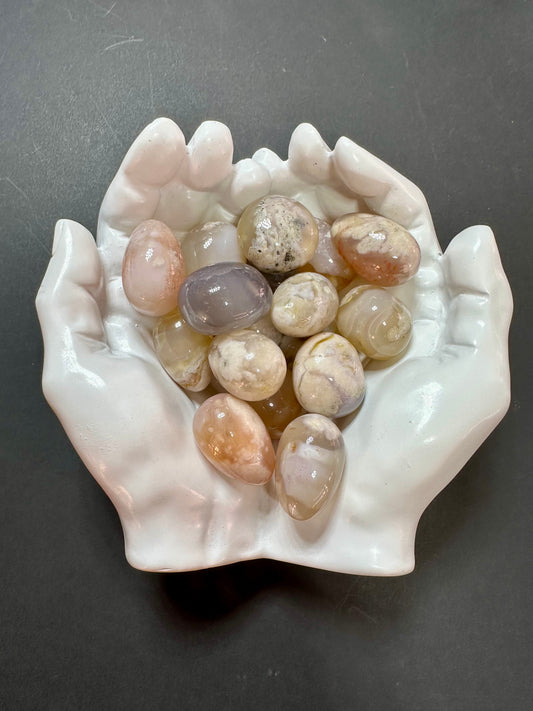 Flower Agate Tumbles