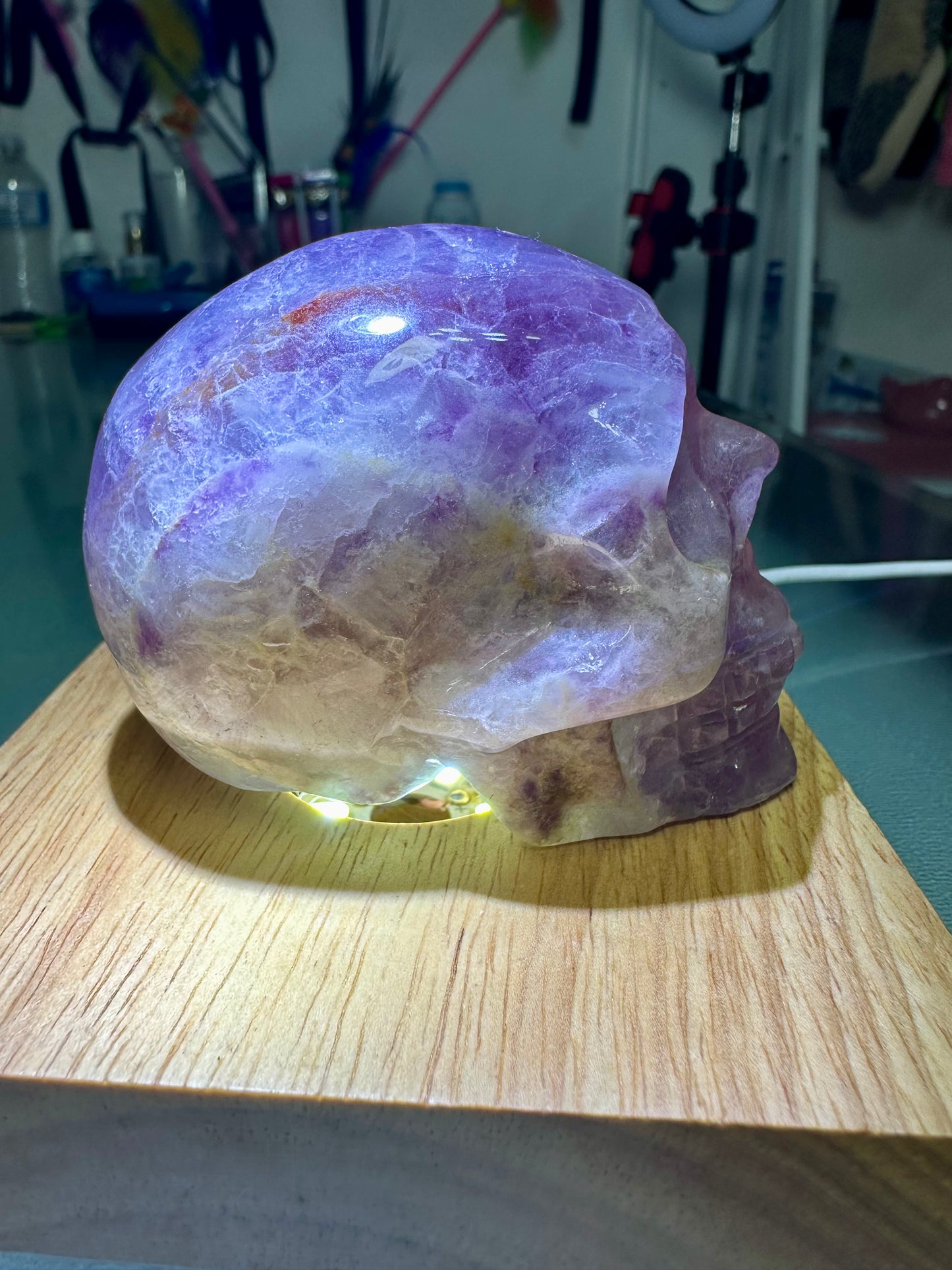 Fluorite Skull