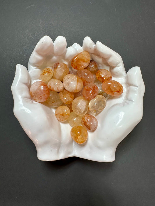 Fire Quartz Tumbles