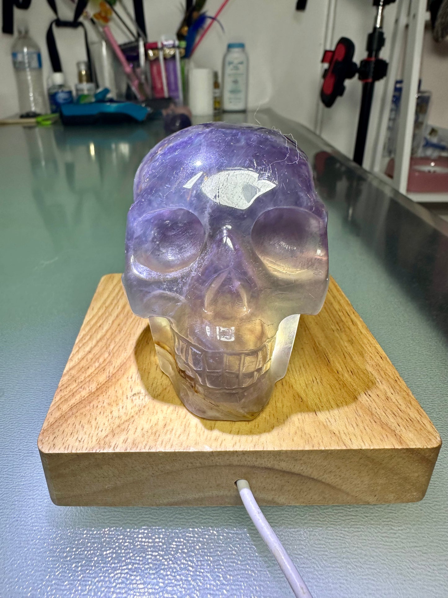 Fluorite Skull