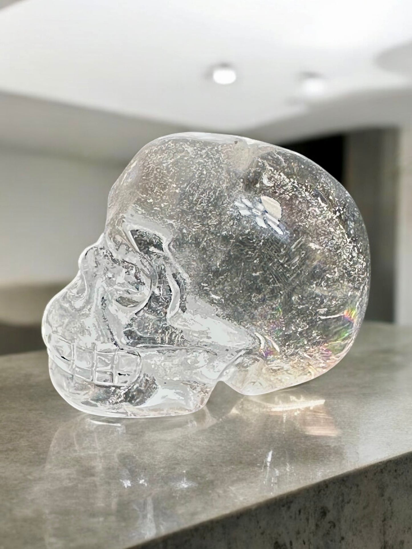 Clear Quartz Skull