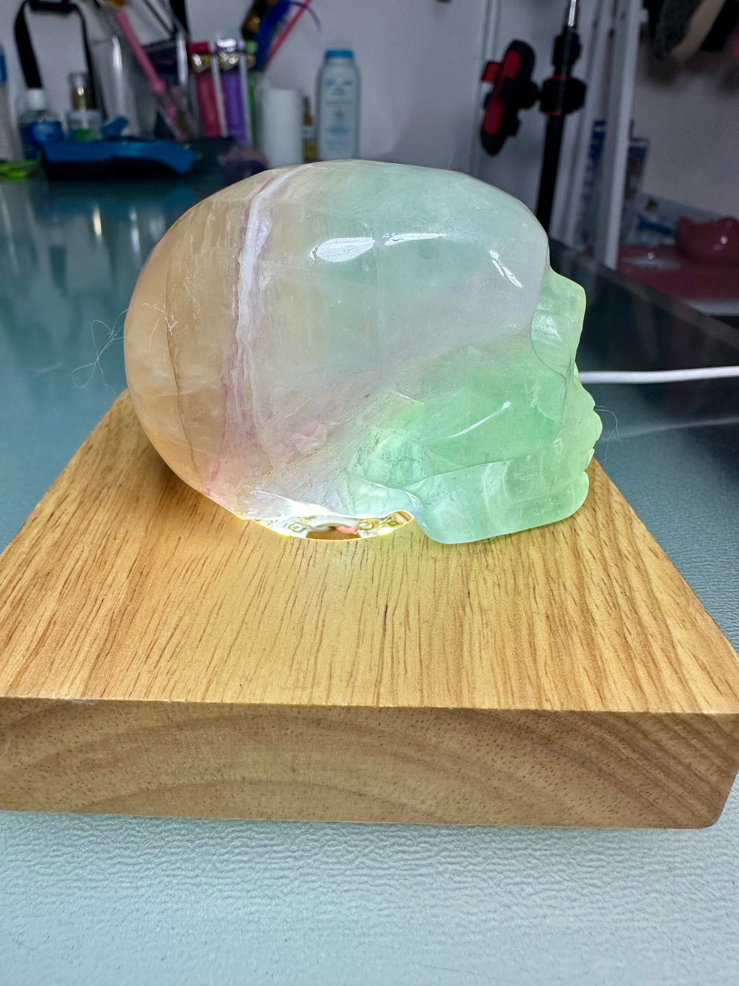 Candy Fluorite Skull