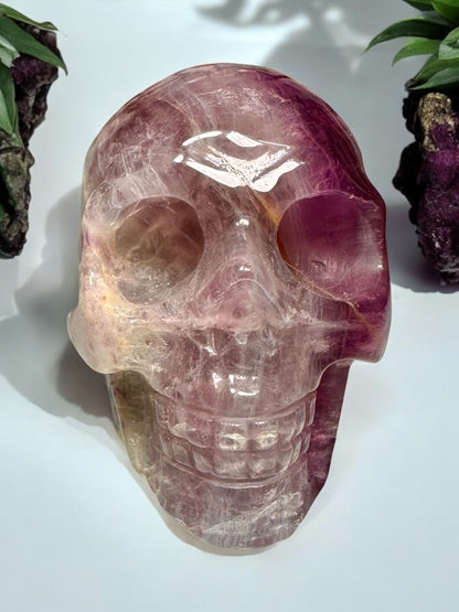 Fluorite Skull