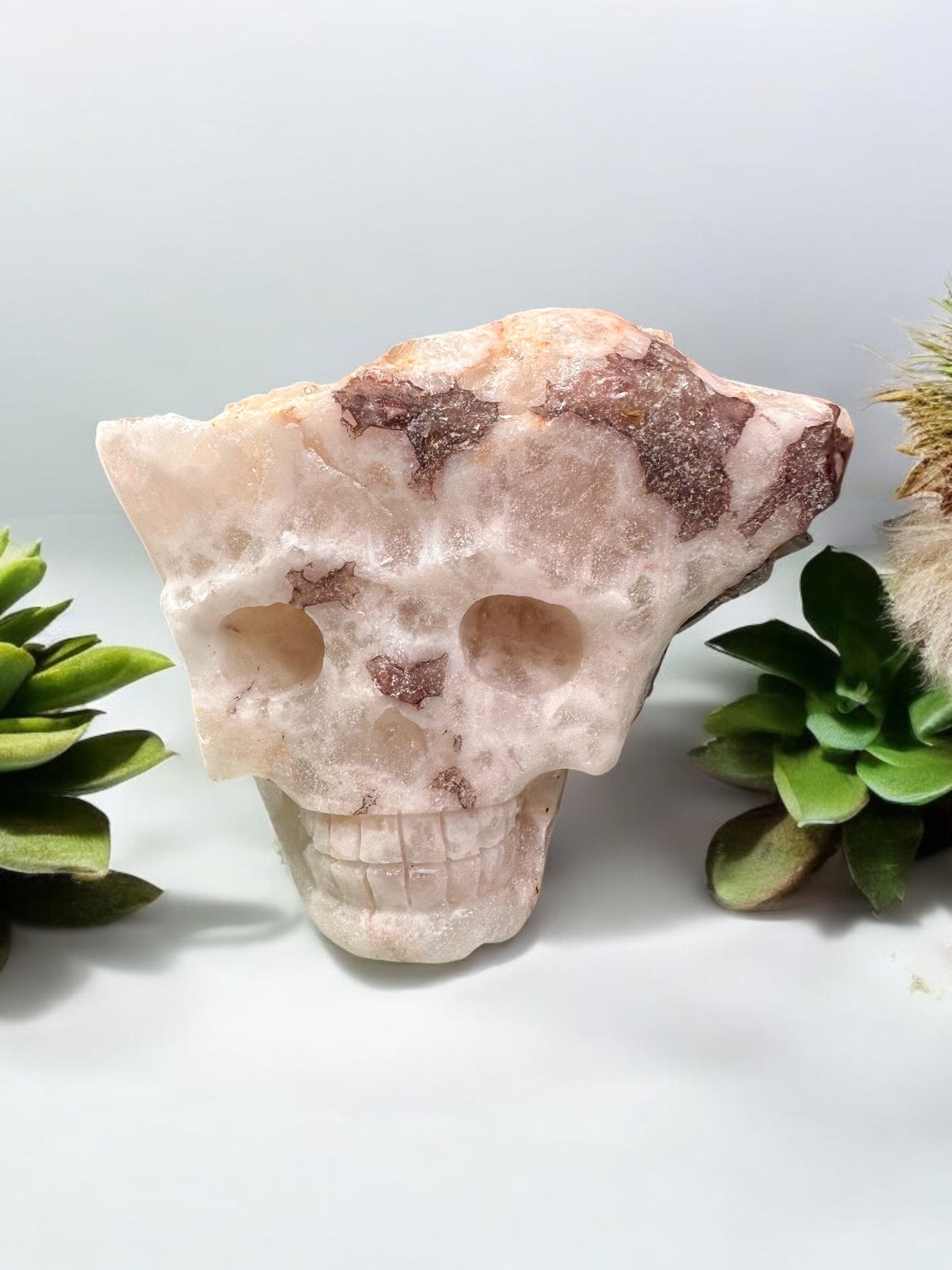 Quartz Cluster Skull