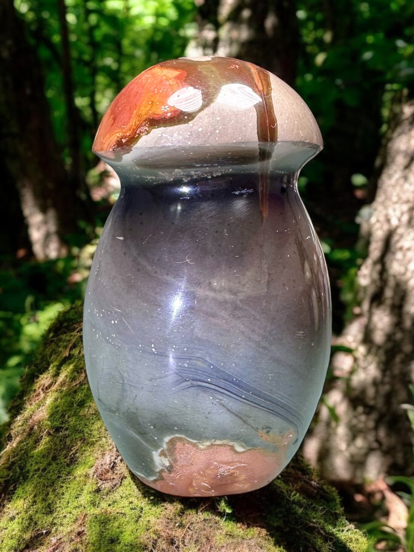 Polychrome Jasper Mushroom