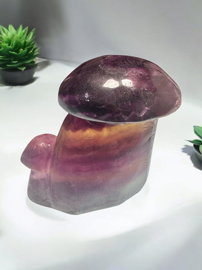 Fluorite Crystal Mushroom