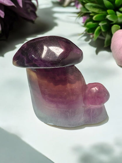 Fluorite Crystal Mushroom