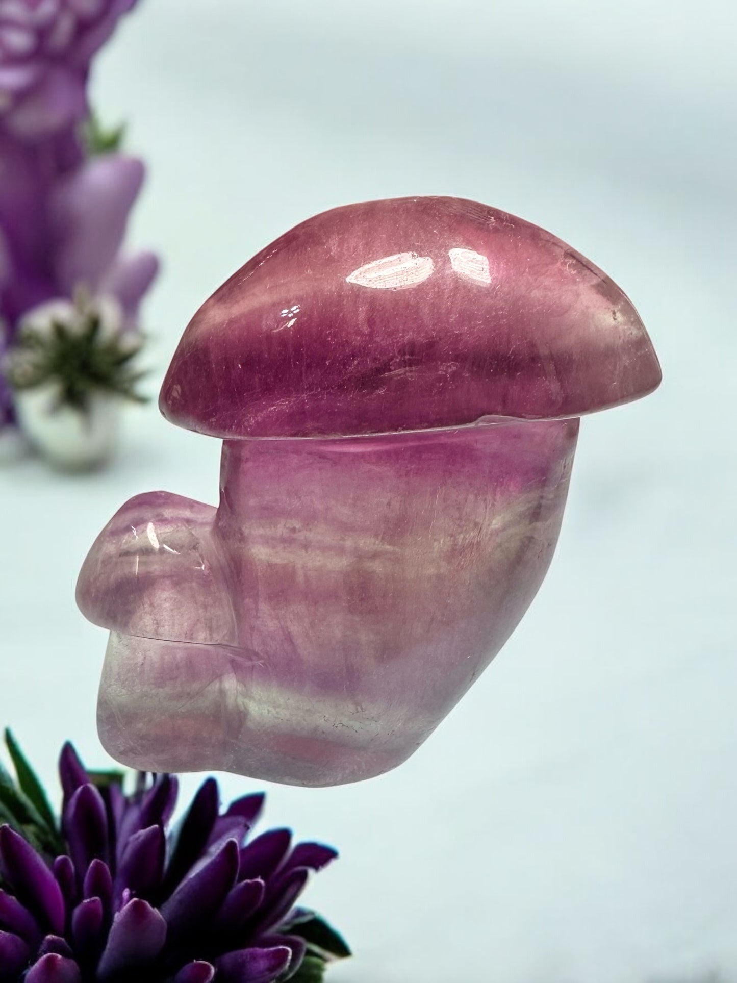 Fluorite Crystal Mushroom