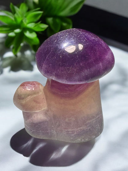 Fluorite Crystal Mushroom