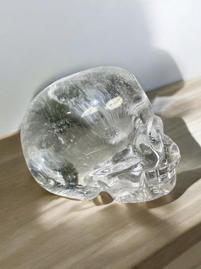 Clear Quartz Skull