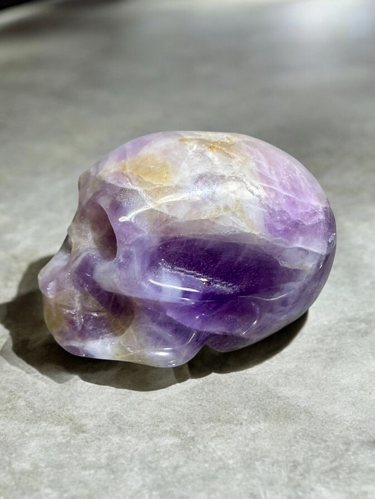 Amethyst Skull