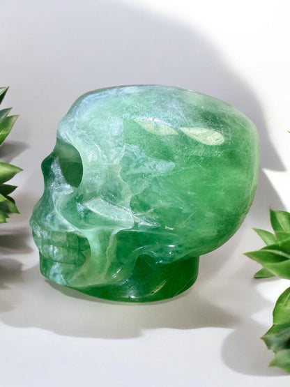 Fluorite Skull