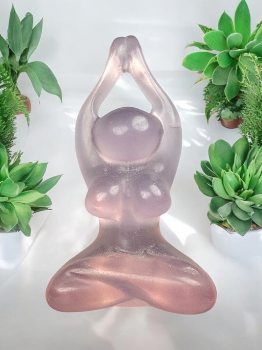 Pink Opalite Yoga Goddess