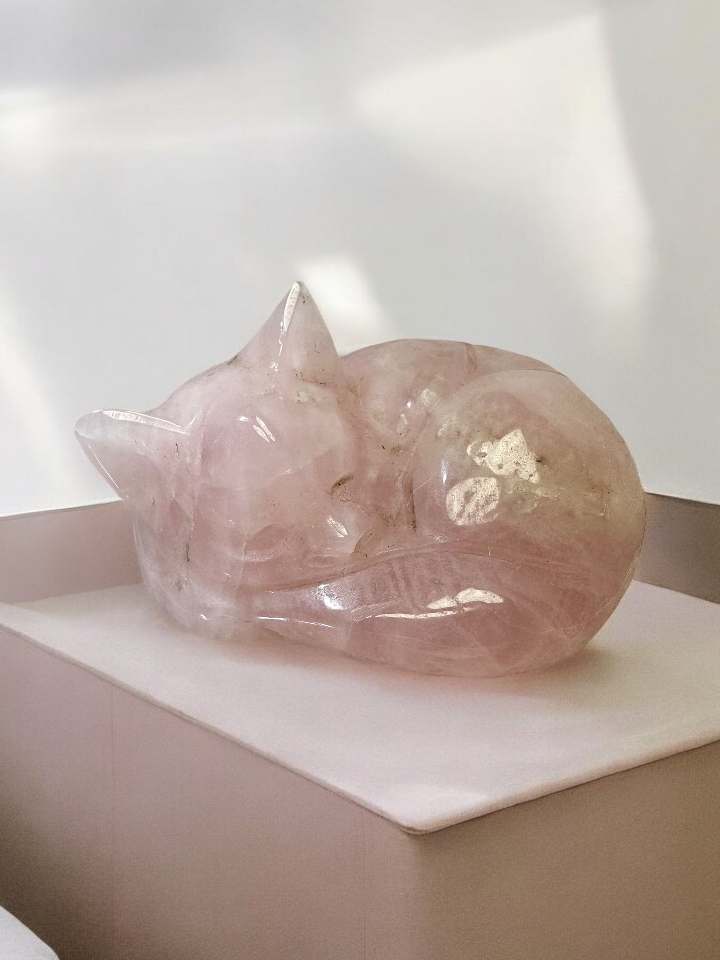 Rose Quartz Cat