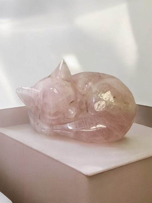 Rose Quartz Cat