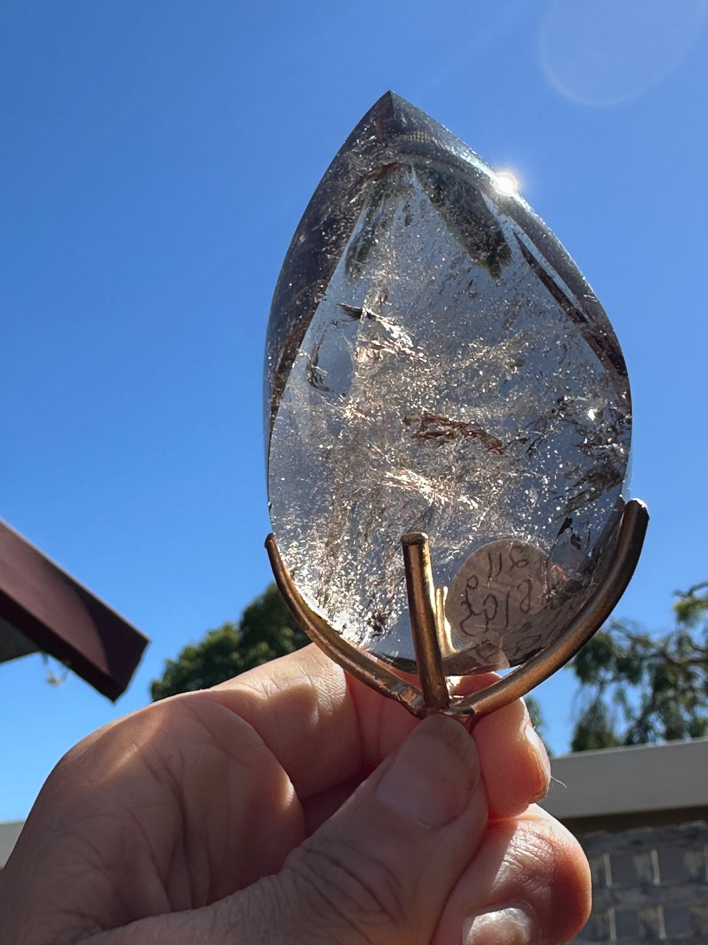 Smokey Quartz Freeform on stand