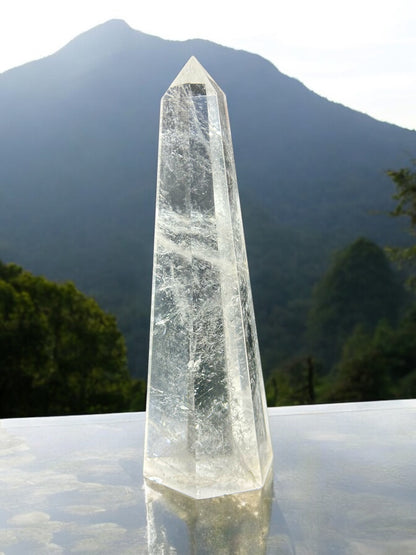 Clear Quartz Obelisk