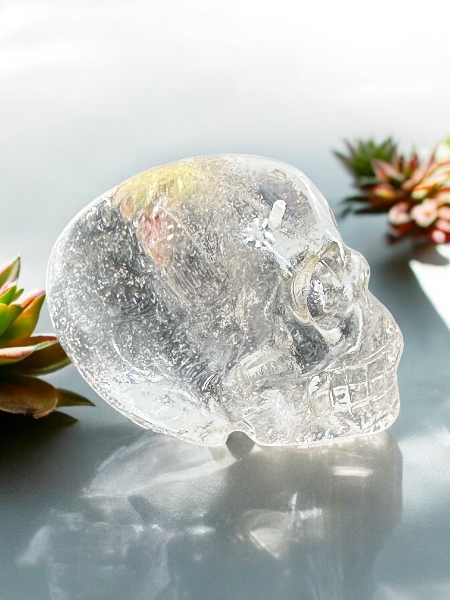 Clear Quartz Skull