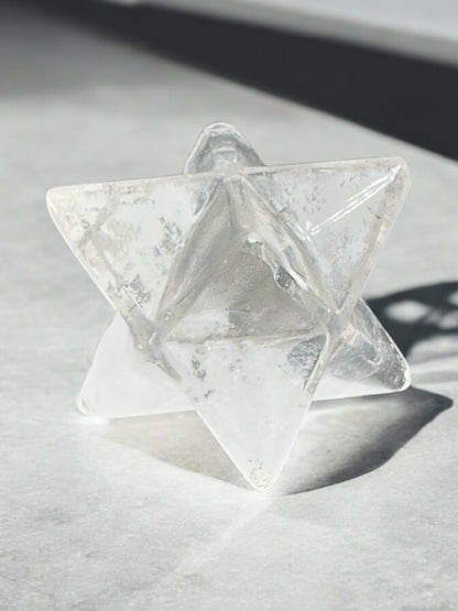 Clear Quartz Merkaba