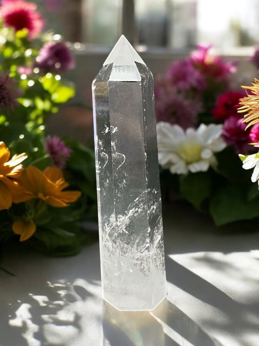 Clear Quartz Tower