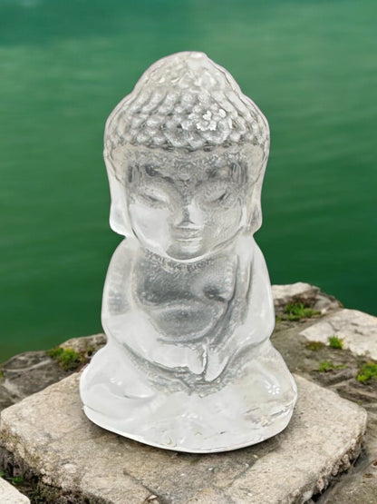 Clear Quartz Buddah