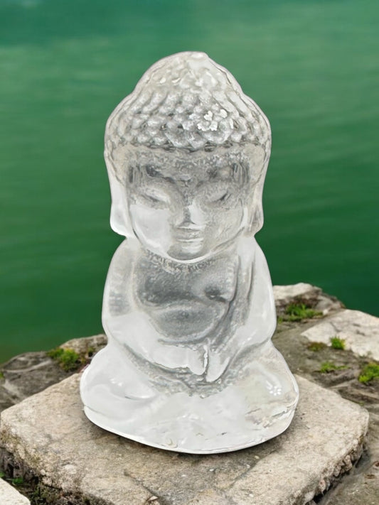 Clear Quartz Buddah