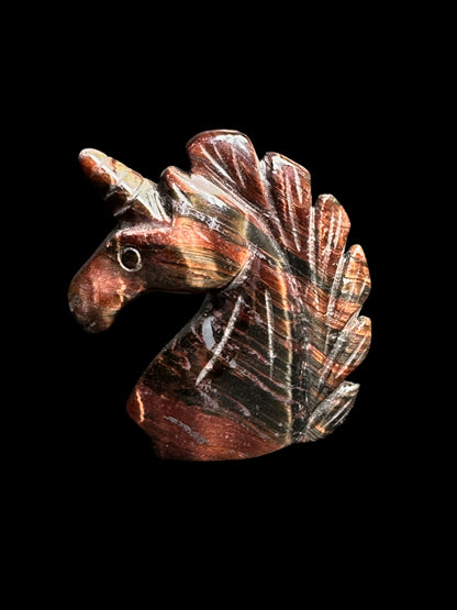 Red Tigers Eye Unicorn