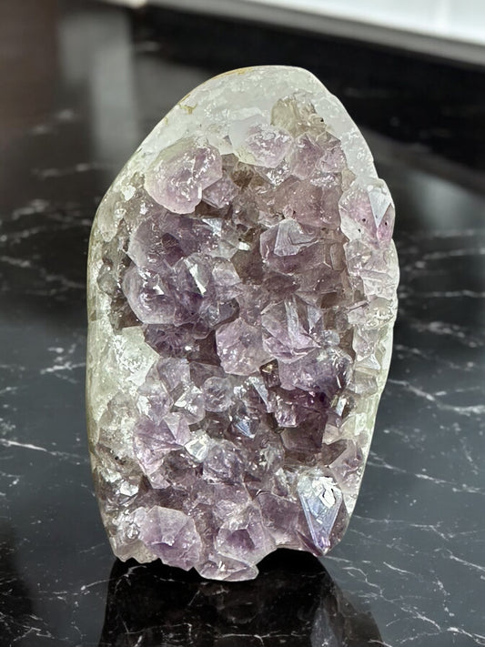 Amethyst Cut Base Geode Cluster