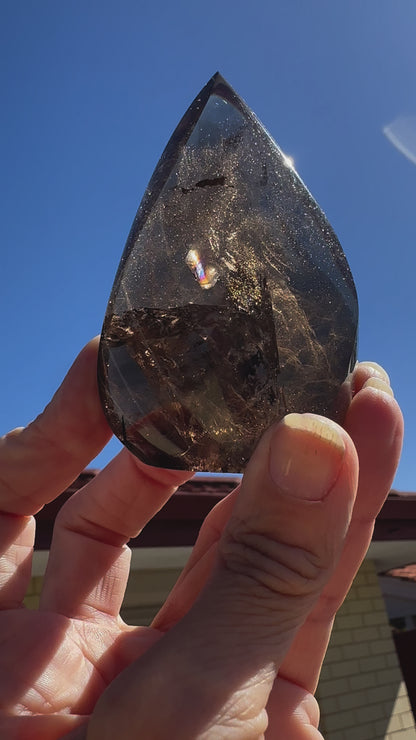 Smokey Quartz Flame