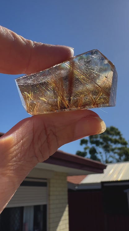 Rutile Smokey Quartz Freeform