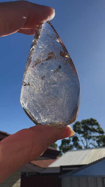 Smokey Quartz Flame