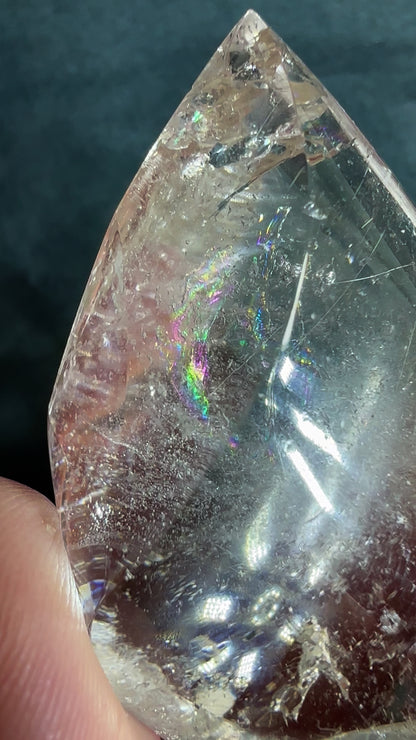 Clear Quartz Flame