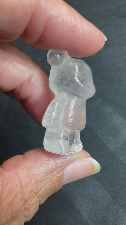 Clear Quartz Teddy Bear 🧸