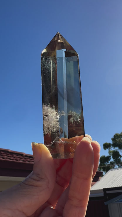 Smokey Citrine Tower