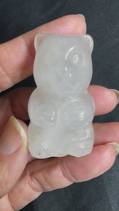 Clear Quartz Bear