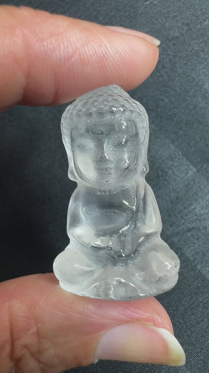 Clear Quartz Buddah