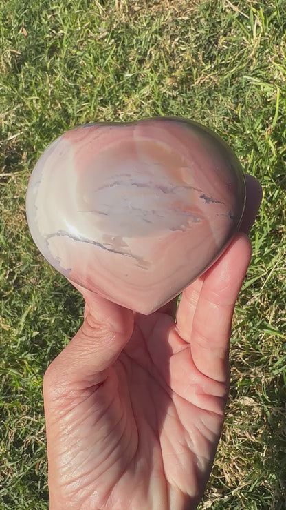 Ocean Jasper Heart