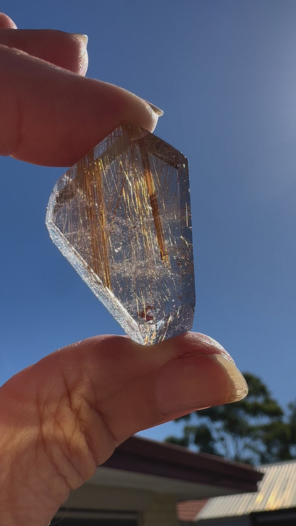 Rutile Smokey Quartz Freeform